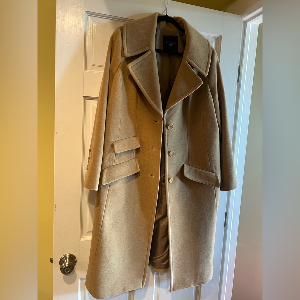 Talbots Camel Trench Coat